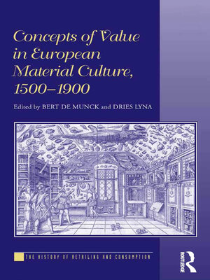cover image of Concepts of Value in European Material Culture, 1500-1900